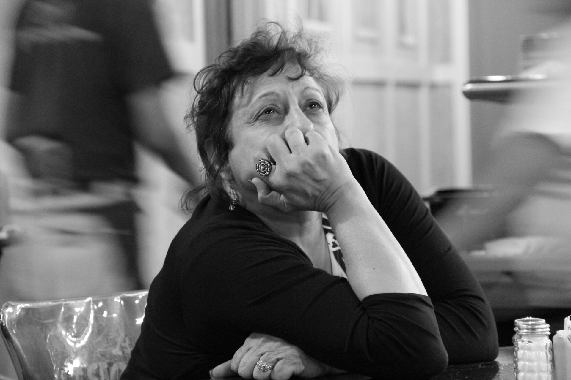 thoughtful woman